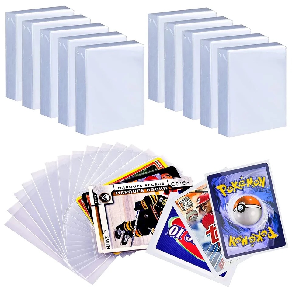 200 Pcs Transparent Playing Ca - Card Penny Sleeve recension och pris
