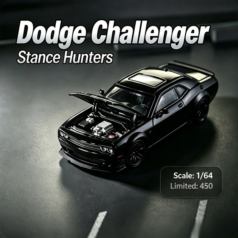 Stance Hunters-SH 1/64 Dodge S - Die Cast Car 1 64 recension och pris