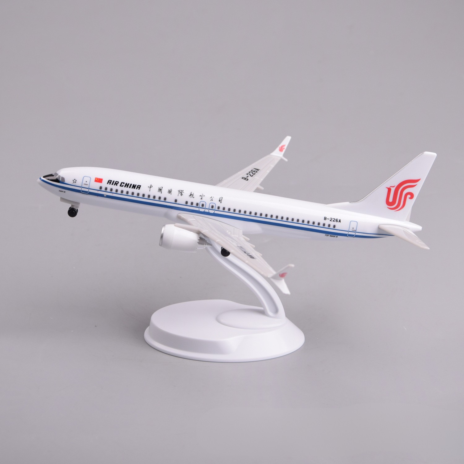 20cm Air China B737Max8 Plasti - Model Airplane Plastic recension och pris